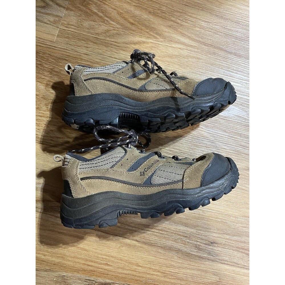 Columbia Women 7.5 Hiking Shoes Boots Tan Razor Ridge Low II